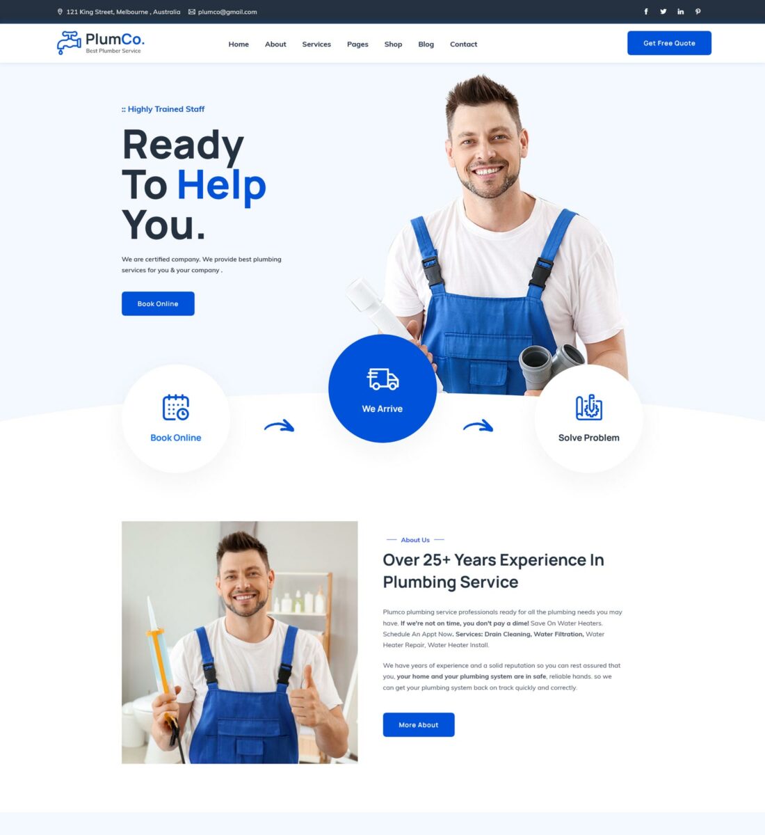 Website Design for Plumbers