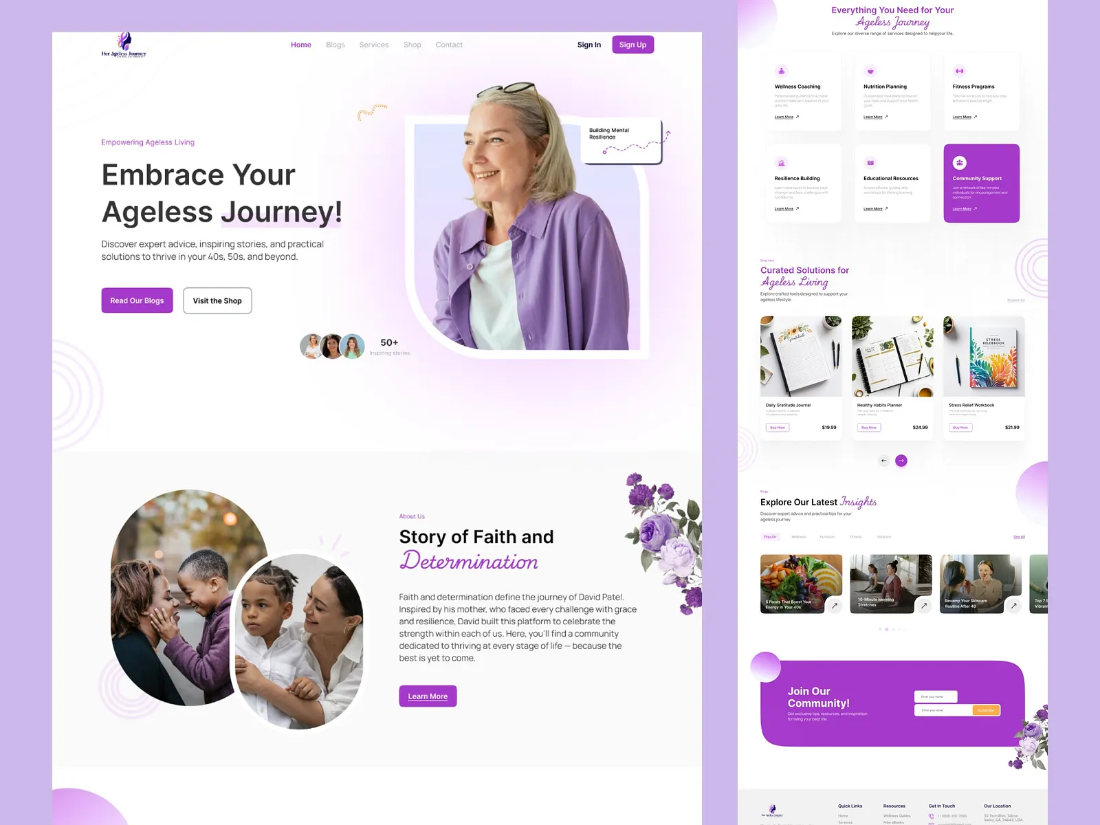 Health and Wellness Website Design